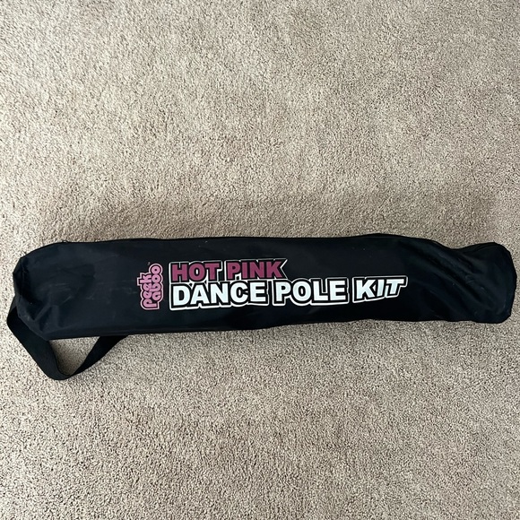 Hot Pink Dance Pole Kit with Assembly DVD - Picture 2 of 3